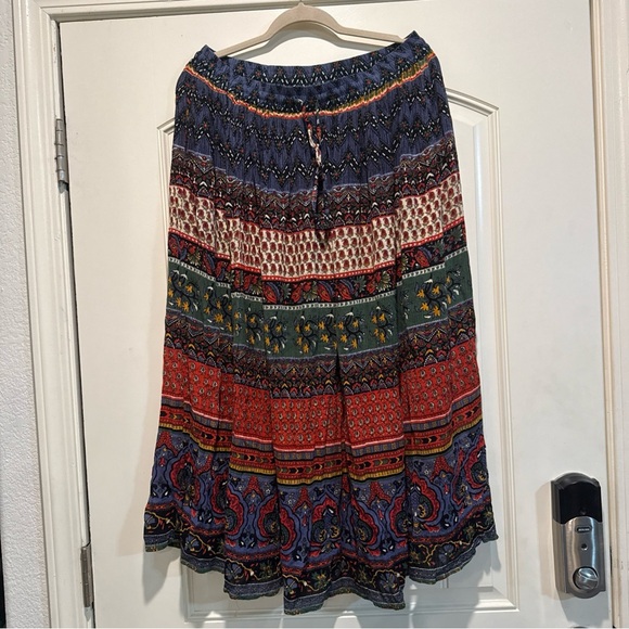 Orvis Colorful Patterned Maxi Skirt - Picture 2 of 6